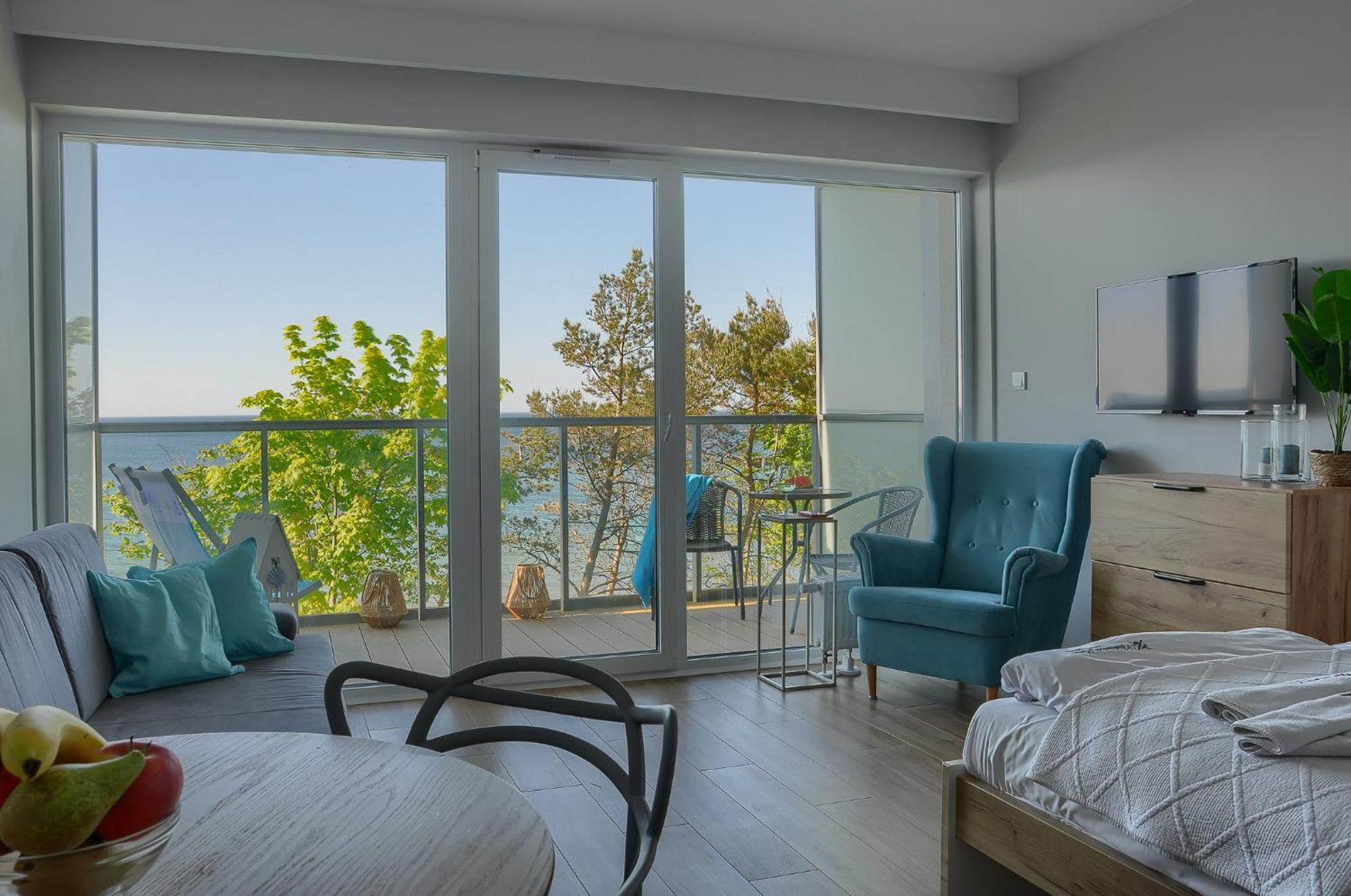 Apartament Z Widokiem Na Morze- Ustronie Apartments Nadmorski Luksus Apartamenty Устроне-Морске Экстерьер фото