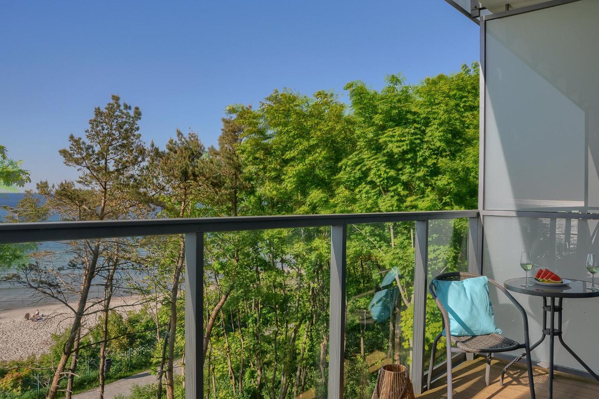 Apartament Z Widokiem Na Morze- Ustronie Apartments Nadmorski Luksus Apartamenty Устроне-Морске Экстерьер фото