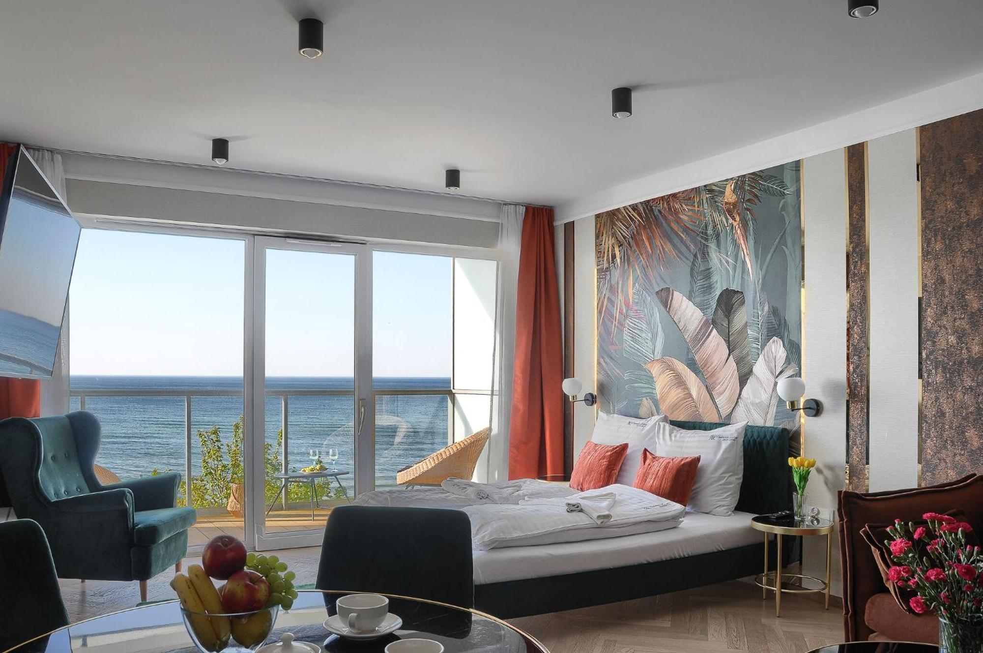 Apartament Z Widokiem Na Morze- Ustronie Apartments Nadmorski Luksus Apartamenty Устроне-Морске Экстерьер фото