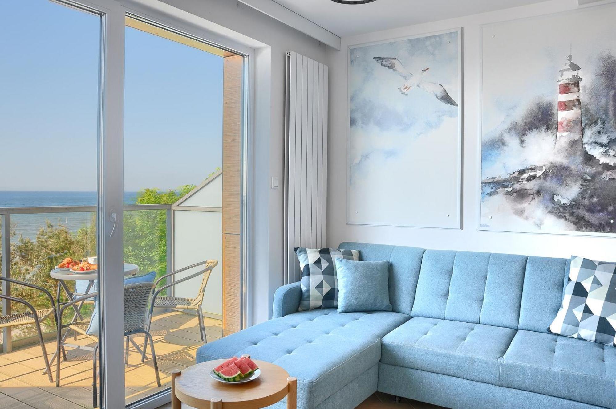 Apartament Z Widokiem Na Morze- Ustronie Apartments Nadmorski Luksus Apartamenty Устроне-Морске Экстерьер фото