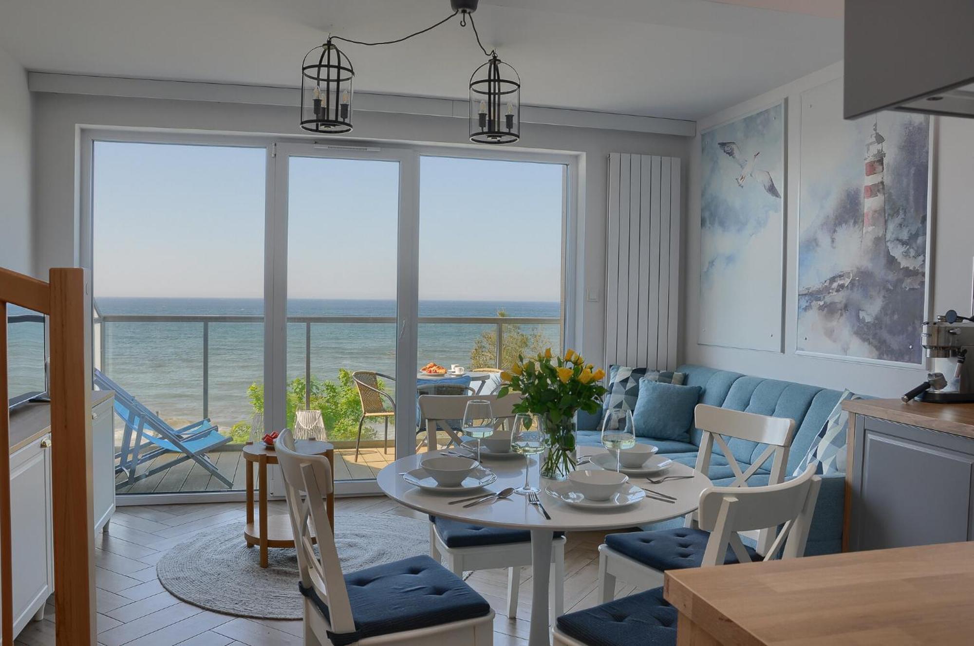 Apartament Z Widokiem Na Morze- Ustronie Apartments Nadmorski Luksus Apartamenty Устроне-Морске Экстерьер фото